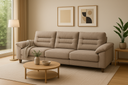 Sofa castanho claro