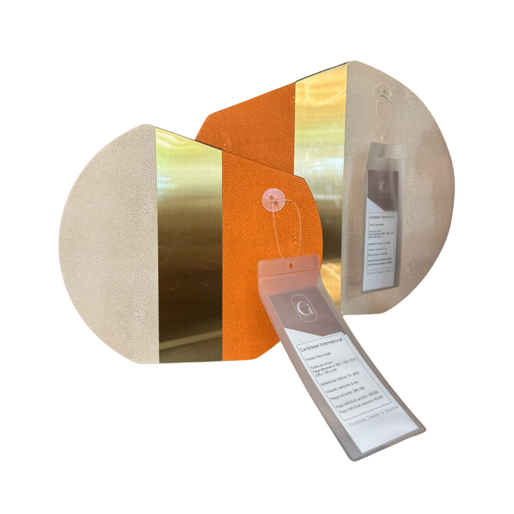 Peça decorativa conjunto 2pcs 