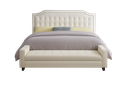 Cama Leather 1.5*2.0 Cinza Claro
