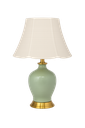 Candieero De Mesa  Ceramica Verde e Dourado 